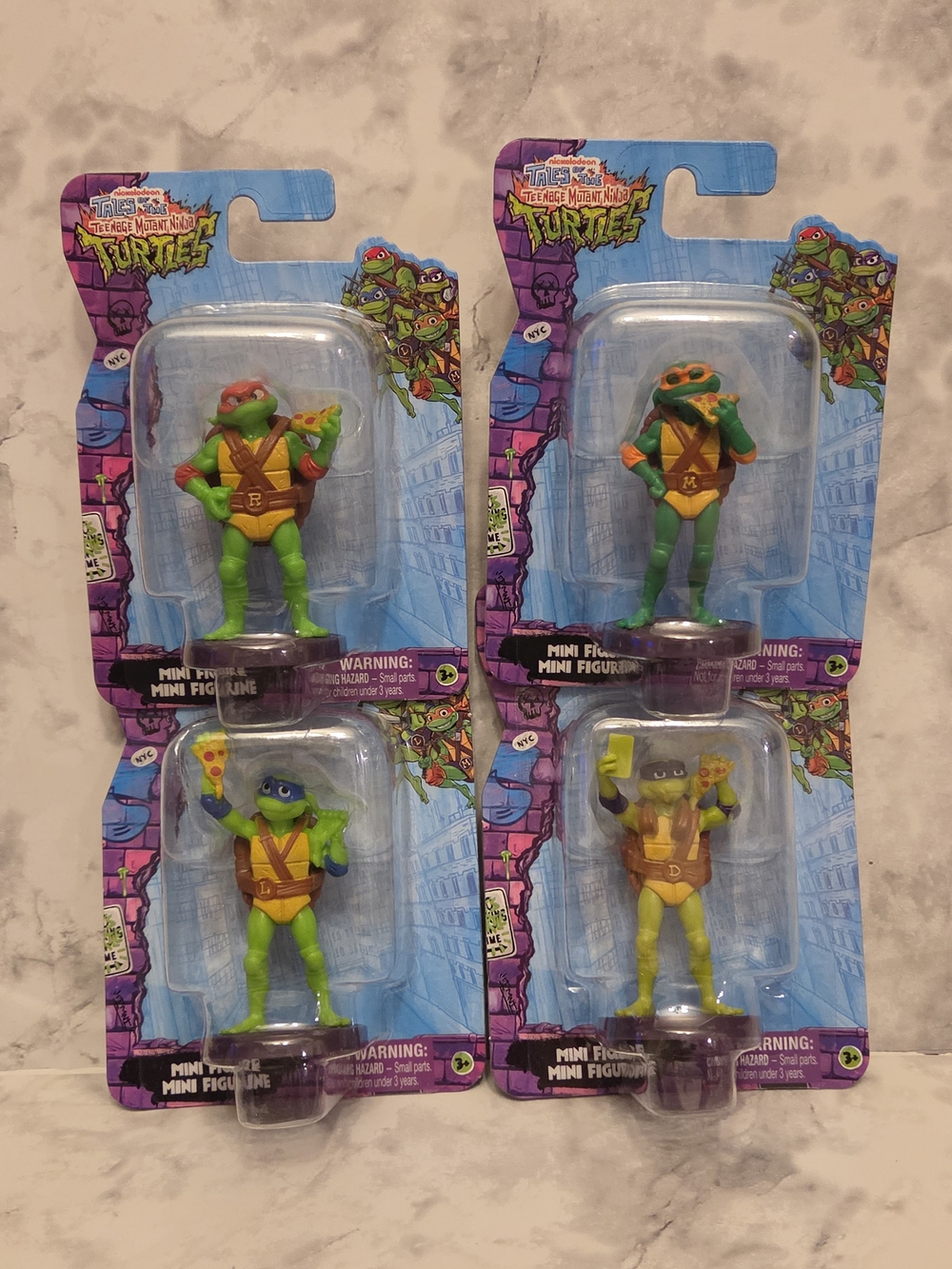 Teenage Mutant Ninja Turtles Mini Figure Set - Green Shell Action Figures
